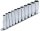 BGS Steckschlüssel-Einsatz-Satz Sechskant, tief | Antrieb Innenvierkant 10 mm (3/8") | SW 8 - 19 mm | 11-tlg.