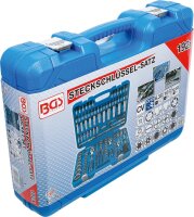 BGS Steckschlüssel-Satz Sechskant | Antrieb 6,3 mm (1/4") / 10 mm (3/8") / 12,5 mm (1/2") | 192-tlg.