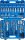 BGS Steckschlüssel-Satz Gear Lock | Antrieb 6,3 mm (1/4") / 10 mm (3/8") / 12,5 mm (1/2") | 192-tlg.