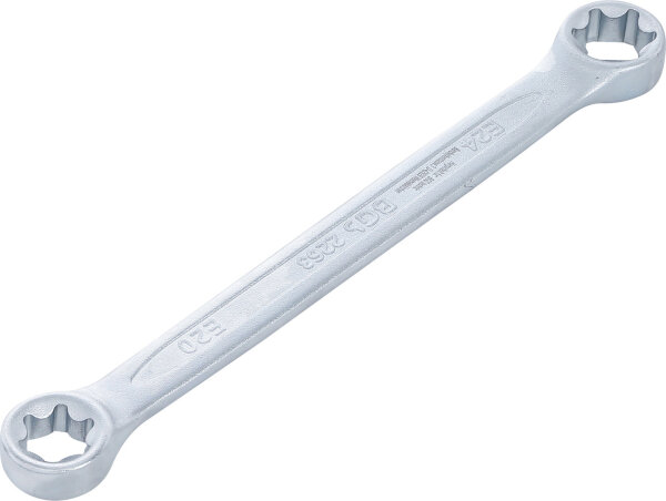 BGS Doppel-Ringschlüssel mit E-Profil-Ringköpfen | SW E20 x E24