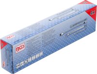 BGS Doppel-Ringschlüssel-Satz mit E-Profil-Ringköpfen | SW E6 x E8 - E20 x E24 | 4-tlg.