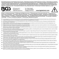 BGS Doppel-Ringschlüssel-Satz mit E-Profil-Ringköpfen | gekröpft | SW E6 - E24 | 6-tlg.