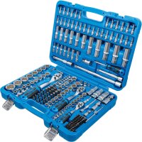 BGS Steckschlüssel-Satz Zwölfkant | Antrieb 6,3 mm (1/4") / 10 mm (3/8") / 12,5 mm (1/2") | 192-tlg.