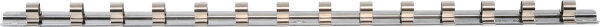 BGS Aufsteckschiene mit 15 Clips | 10 mm (3/8")
