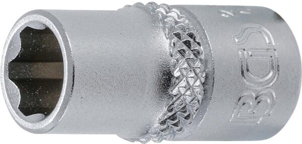 BGS Steckschlüssel-Einsatz Super Lock | Antrieb Innenvierkant 6,3 mm (1/4") | SW 7 mm