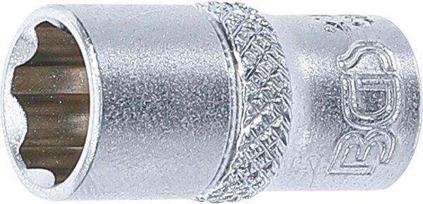 BGS Steckschlüssel-Einsatz Super Lock | Antrieb Innenvierkant 6,3 mm (1/4") | SW 9 mm
