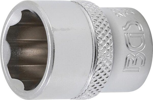 BGS Steckschlüssel-Einsatz Super Lock | Antrieb Innenvierkant 10 mm (3/8") | SW 15 mm