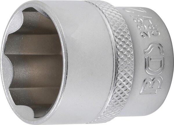 BGS Steckschlüssel-Einsatz Super Lock | Antrieb Innenvierkant 10 mm (3/8") | SW 21 mm