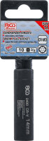 BGS Zündkerzen-Einsatz Sechskant | Antrieb Innenvierkant 10 mm (3/8") | SW 14 mm