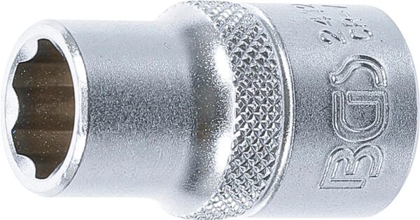 BGS Steckschlüssel-Einsatz Super Lock | Antrieb Innenvierkant 12,5 mm (1/2") | SW 12 mm