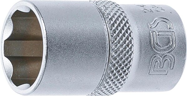 BGS Steckschlüssel-Einsatz Super Lock | Antrieb Innenvierkant 12,5 mm (1/2") | SW 16 mm