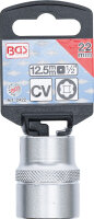 BGS Steckschlüssel-Einsatz Super Lock | Antrieb Innenvierkant 12,5 mm (1/2") | SW 22 mm