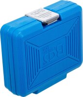 BGS Steckschlüssel-Einsatz-Satz Sechskant | Antrieb Innenvierkant 12,5 mm (1/2") | Zollgrößen | 10-tlg.