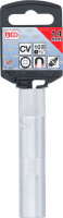 BGS Zündkerzen-Einsatz mit Magnet, Zwölfkant, lang | Antrieb Innenvierkant 10 mm (3/8") | SW 14 mm