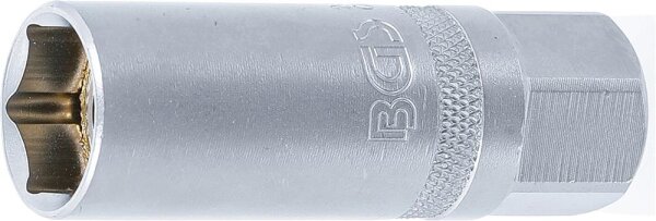 BGS Zündkerzen-Einsatz mit Magnet, Sechskant | Antrieb Innenvierkant 10 mm (3/8") | SW 16 mm