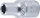BGS Steckschlüssel-Einsatz Sechskant | Antrieb Innenvierkant 6,3 mm (1/4") | SW 5,5 mm
