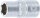 BGS Steckschlüssel-Einsatz Sechskant | Antrieb Innenvierkant 6,3 mm (1/4") | SW 7 mm