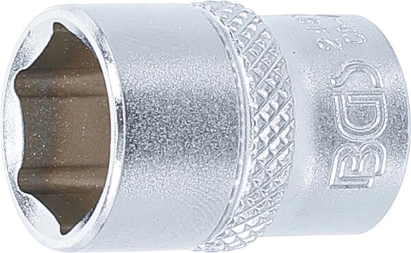 BGS Steckschlüssel-Einsatz Sechskant | Antrieb Innenvierkant 6,3 mm (1/4") | SW 13 mm