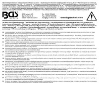 BGS Kraft-Verlängerungs-Satz | 6,3 mm (1/4") / 10 mm (3/8") / 12,5 mm (1/2") | 9-tlg.