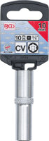 BGS Steckschlüssel-Einsatz Super Lock, tief | Antrieb Innenvierkant 10 mm (3/8") | SW 10 mm