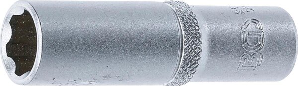 BGS Steckschlüssel-Einsatz Super Lock, tief | Antrieb Innenvierkant 10 mm (3/8") | SW 12 mm
