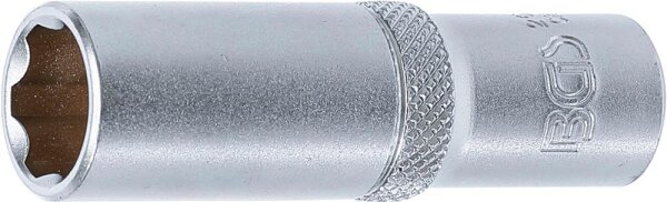 BGS Steckschlüssel-Einsatz Super Lock, tief | Antrieb Innenvierkant 10 mm (3/8") | SW 13 mm