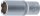 BGS Steckschlüssel-Einsatz Super Lock, tief | Antrieb Innenvierkant 10 mm (3/8") | SW 18 mm