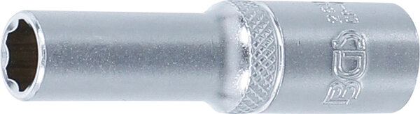 BGS Steckschlüssel-Einsatz Super Lock, tief | Antrieb Innenvierkant 10 mm (3/8") | SW 9 mm