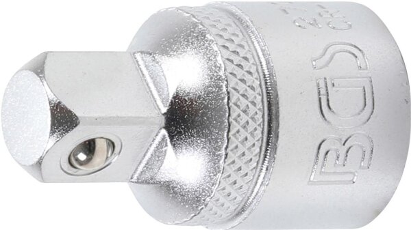 BGS Steckschlüssel-Adapter | Innenvierkant 12,5 mm (1/2") - Außenvierkant 10 mm (3/8")
