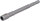 BGS Steckschlüssel-Einsatz Sechskant, extra lang | für Bohrmaschinen | Antrieb Außensechskant 6,3 mm (1/4") | SW 6 mm