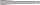 BGS Steckschlüssel-Einsatz Sechskant, extra lang | für Bohrmaschinen | Antrieb Außensechskant 6,3 mm (1/4") | SW 8 mm