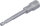 BGS Steckschlüssel-Einsatz Sechskant, extra lang | für Bohrmaschinen | Antrieb Außensechskant 6,3 mm (1/4") | SW 13 mm