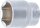 BGS Steckschlüssel-Einsatz Sechskant | Antrieb Innenvierkant 12,5 mm (1/2") | SW 1.1/16"