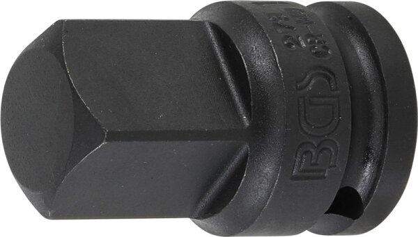 BGS Kraft-Steckschlüssel-Adapter | Innenvierkant 12,5 mm (1/2") - Außenvierkant 20 mm (3/4")