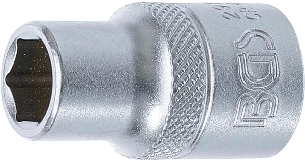BGS Steckschlüssel-Einsatz Sechskant | Antrieb Innenvierkant 12,5 mm (1/2") | SW 11 mm