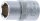 BGS Steckschlüssel-Einsatz Sechskant | Antrieb Innenvierkant 12,5 mm (1/2") | SW 14 mm