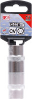 BGS Steckschlüssel-Einsatz Sechskant | Antrieb Innenvierkant 12,5 mm (1/2") | SW 17 mm
