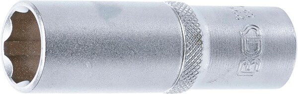 BGS Steckschlüssel-Einsatz Super Lock, tief | Antrieb Innenvierkant 12,5 mm (1/2") | SW 17 mm