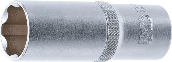 BGS Steckschlüssel-Einsatz Super Lock, tief | Antrieb Innenvierkant 12,5 mm (1/2") | SW 21 mm