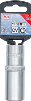BGS Steckschlüssel-Einsatz Super Lock, tief | Antrieb Innenvierkant 12,5 mm (1/2") | SW 21 mm