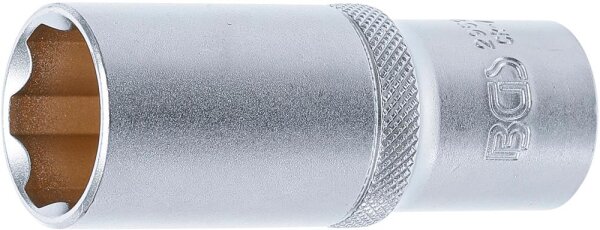 BGS Steckschlüssel-Einsatz Super Lock, tief | Antrieb Innenvierkant 12,5 mm (1/2") | SW 22 mm