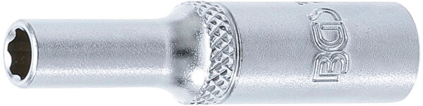BGS Steckschlüssel-Einsatz Super Lock, tief | Antrieb Innenvierkant 6,3 mm (1/4") | SW 5 mm