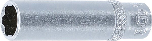 BGS Steckschlüssel-Einsatz Super Lock, tief | Antrieb Innenvierkant 6,3 mm (1/4") | SW 9 mm