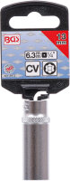 BGS Steckschlüssel-Einsatz Super Lock, tief | Antrieb Innenvierkant 6,3 mm (1/4") | SW 13 mm
