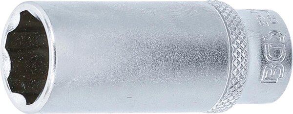 BGS Steckschlüssel-Einsatz Super Lock, tief | Antrieb Innenvierkant 6,3 mm (1/4") | SW 14 mm