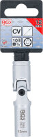 BGS Glühkerzen-Gelenk-Einsatz Sechskant | Antrieb Innenvierkant 10 mm (3/8") | SW 12 mm