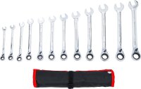 BGS Diy Ratschenring-Maulschlüssel-Satz | umschaltbar | SW 8 - 19 mm | 12-tlg.