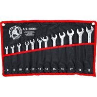 BGS Diy Ratschenring-Maulschlüssel-Satz | umschaltbar | SW 8 - 19 mm | 12-tlg.