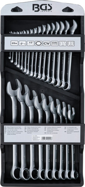 BGS Maul-Ringschlüssel-Satz | SW 6 - 32 mm | 25-tlg.