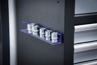 BGS Halteschiene für Steckschlüssel-Einsätze | magnetisch | für Antrieb 12,5 mm (1/2")